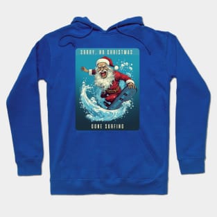 Santa Gone Surfing Hoodie